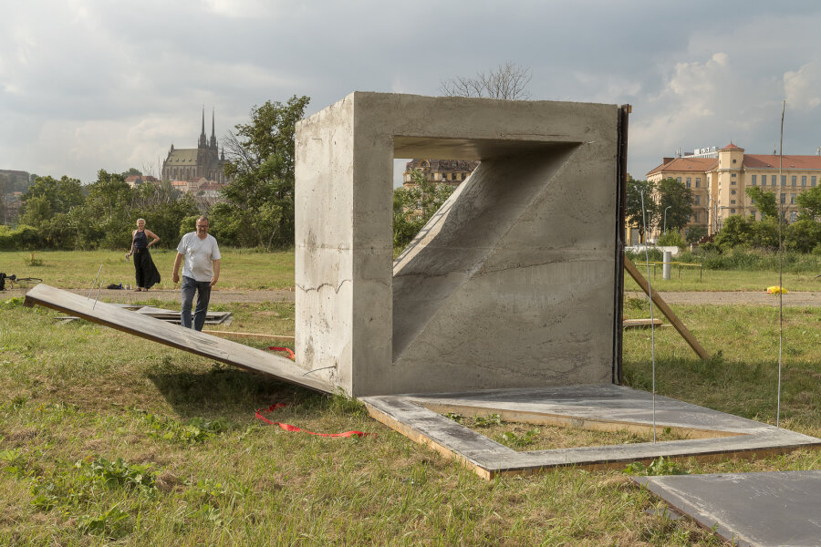 Martin Zet (CZE), Construction Block, Brownfield at the Brno Lower Railway Station, photo: H. Alt